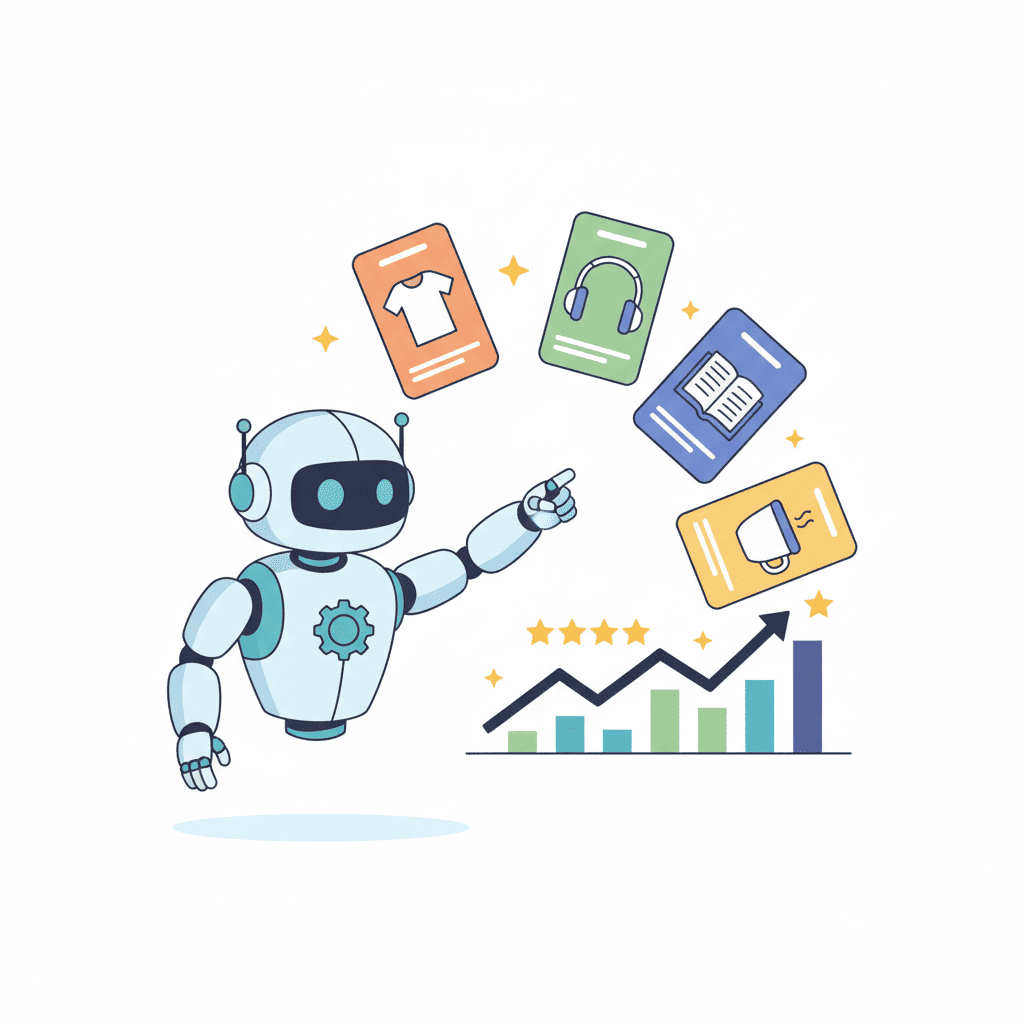 AI E-Commerce Illustration