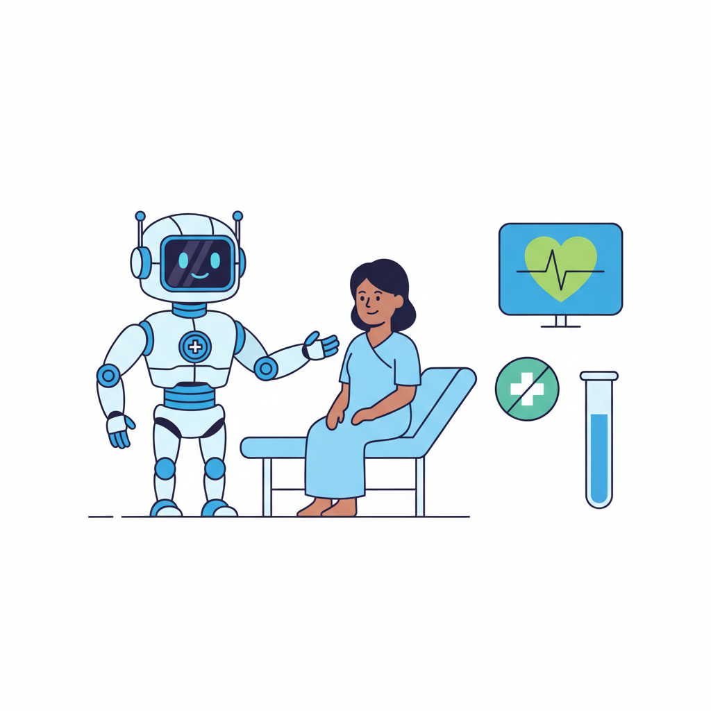 AI Healthcare Illustration